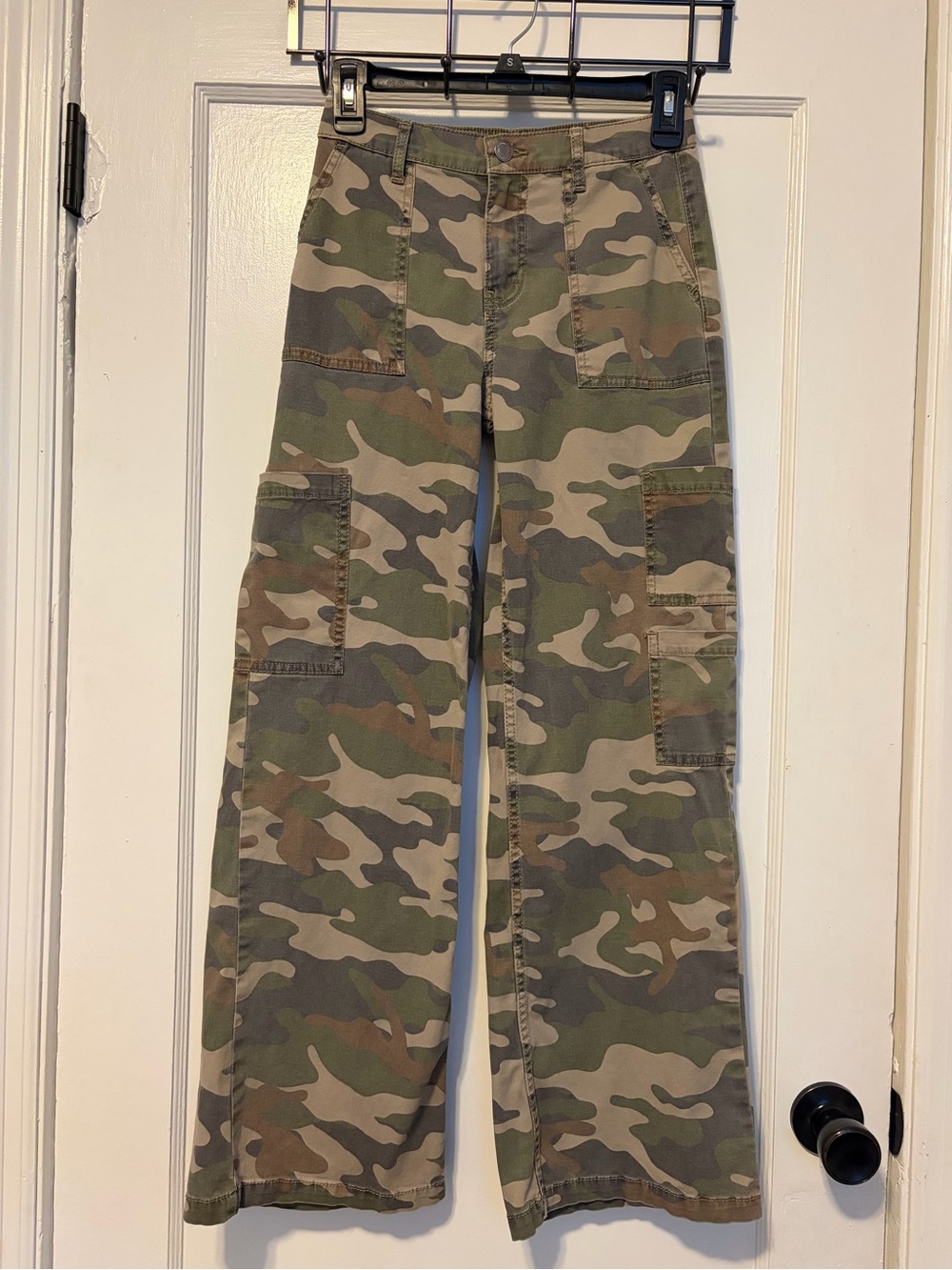 Camo Cargo Pants - Green/Brown